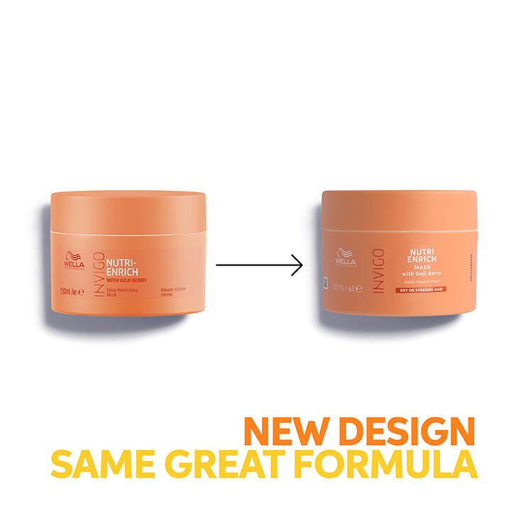 Wella Professionals INVIGO Nutri-Enrich Mascarilla – Nutrición Intensa para Cabello Seco o Dañado – producto profesional de peluquería