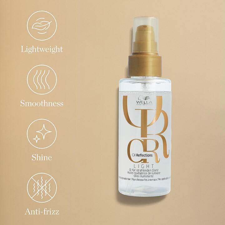 Wella Professionals Oil Reflections Light – Aceite Ligero para Cabello Fino a Medio – producto profesional de peluquería
