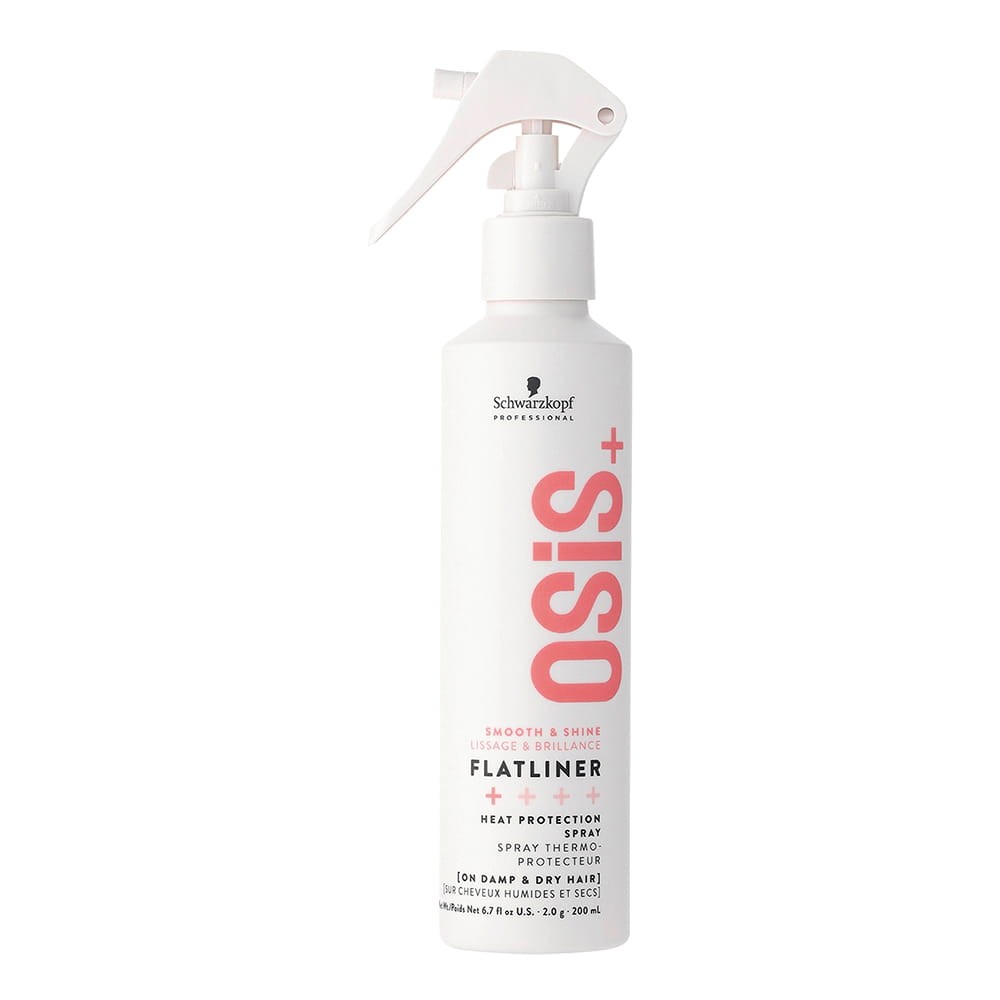Protector térmico Schwarzkopf OSiS+ Flatliner 200 ml para alisar y proteger el cabello del calor