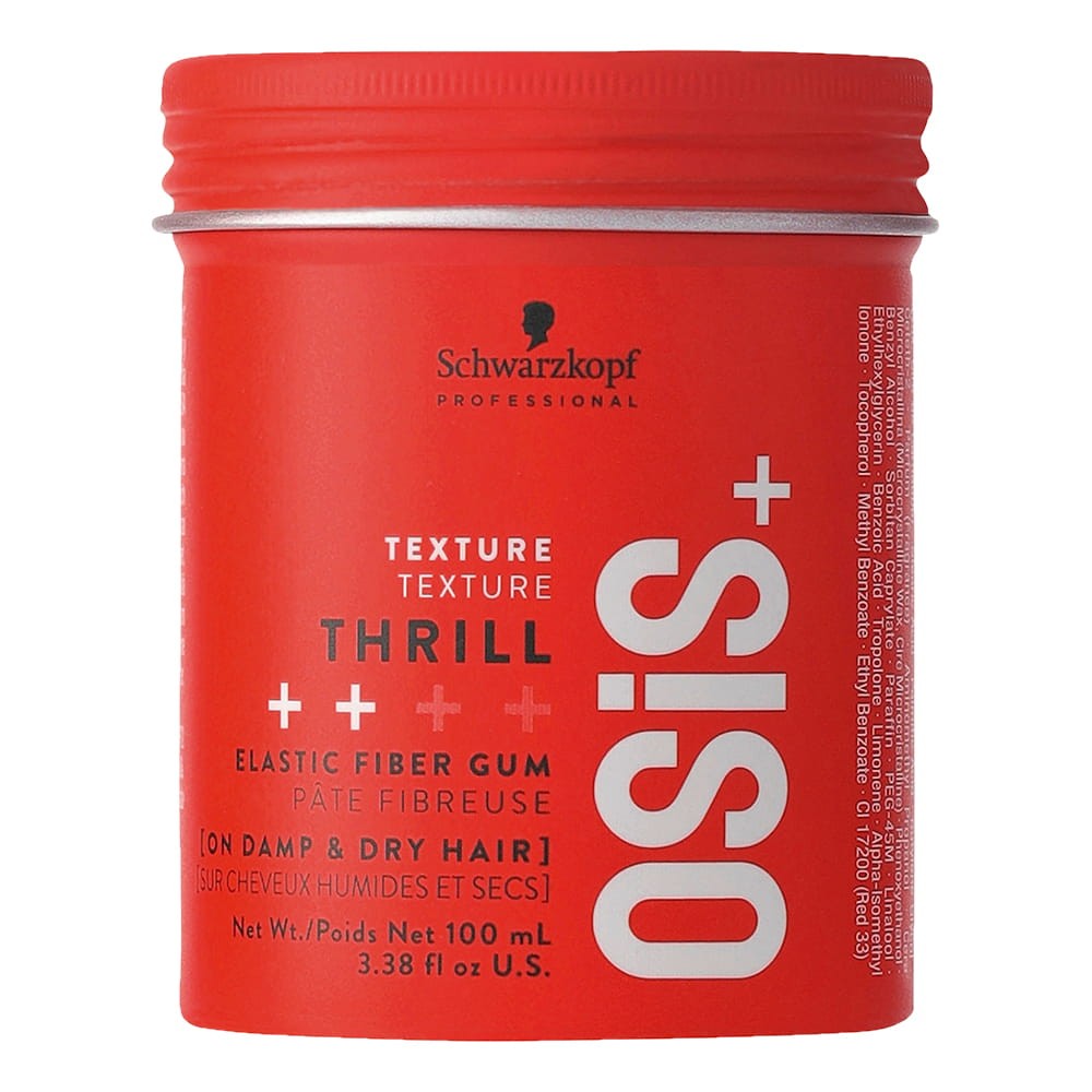 Fibra elástica Schwarzkopf OSiS+ Thrill 100 ml para definir, separar y dar textura al peinado
